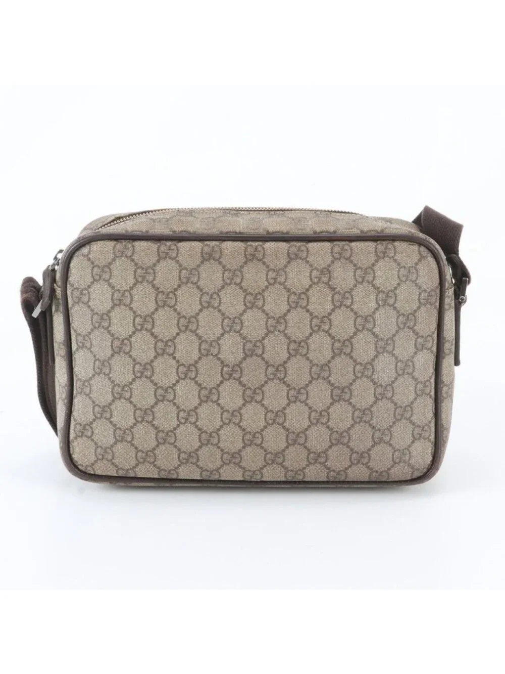 Gucci GG Supreme Leather Shoulder Bag Crossbody Messenger Business